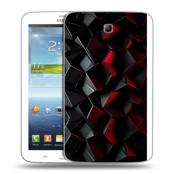 Силиконовый чехол на Samsung Galaxy Tab 3 7.0 с принтом Абстракция