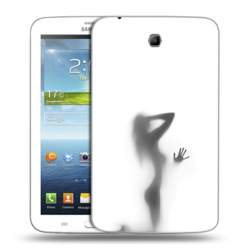 Силиконовый чехол на Samsung Galaxy Tab 3 7.0 с принтом Силуэт Силиконовый чехол на Samsung Galaxy Tab 3 7.0 с принтом Силуэт