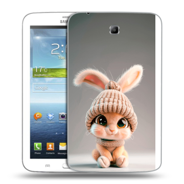 Силиконовый чехол на Samsung Galaxy Tab 3 7.0 с принтом Кролик Силиконовый чехол на Samsung Galaxy Tab 3 7.0 с принтом Кролик