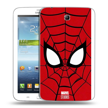 Силиконовый чехол на Samsung Galaxy Tab 3 7.0 с принтом человек паук spiderman Силиконовый чехол на Samsung Galaxy Tab 3 7.0 с принтом человек паук spiderman