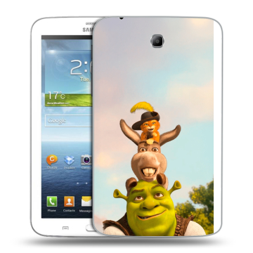 Силиконовый чехол на Samsung Galaxy Tab 3 7.0 с принтом Шрек Shrek