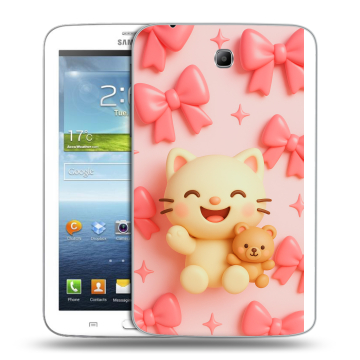 Силиконовый чехол на Samsung Galaxy Tab 3 7.0 с принтом для девочек Силиконовый чехол на Samsung Galaxy Tab 3 7.0 с принтом для девочек