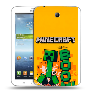 Силиконовый чехол на Samsung Galaxy Tab 3 7.0 с принтом Майнкрафт Minecraft Силиконовый чехол на Samsung Galaxy Tab 3 7.0 с принтом Майнкрафт Minecraft