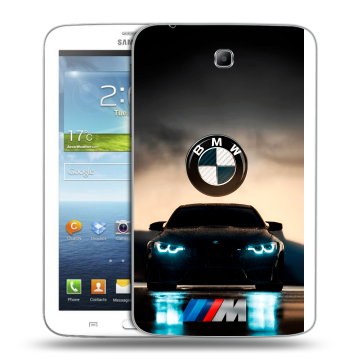 Силиконовый чехол на Samsung Galaxy Tab 3 7.0 с принтом БМВ BMW Силиконовый чехол на Samsung Galaxy Tab 3 7.0 с принтом БМВ BMW
