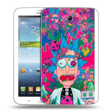 Силиконовый чехол на Samsung Galaxy Tab 3 7.0 с принтом Рик и Морти Rick Morty Силиконовый чехол на Samsung Galaxy Tab 3 7.0 с принтом Рик и Морти Rick Morty