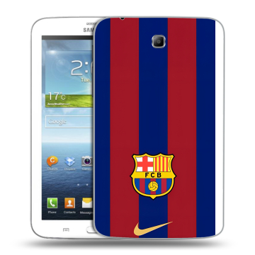 Силиконовый чехол на Samsung Galaxy Tab 3 7.0 с принтом Барселона Barcelona Силиконовый чехол на Samsung Galaxy Tab 3 7.0 с принтом Барселона Barcelona