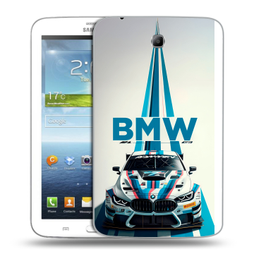 Силиконовый чехол на Samsung Galaxy Tab 3 7.0 с принтом БМВ BMW Силиконовый чехол на Samsung Galaxy Tab 3 7.0 с принтом БМВ BMW