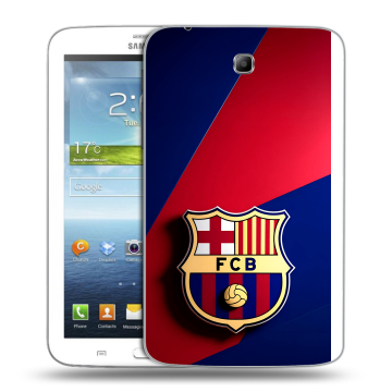Силиконовый чехол на Samsung Galaxy Tab 3 7.0 с принтом Барселона Barcelona Силиконовый чехол на Samsung Galaxy Tab 3 7.0 с принтом Барселона Barcelona