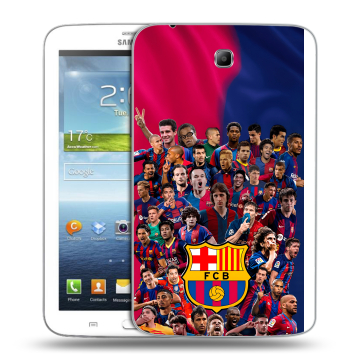 Силиконовый чехол на Samsung Galaxy Tab 3 7.0 с принтом Барселона Barcelona Силиконовый чехол на Samsung Galaxy Tab 3 7.0 с принтом Барселона Barcelona