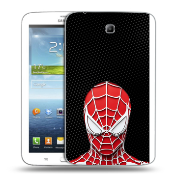 Силиконовый чехол на Samsung Galaxy Tab 3 7.0 с принтом человек паук spiderman Силиконовый чехол на Samsung Galaxy Tab 3 7.0 с принтом человек паук spiderman