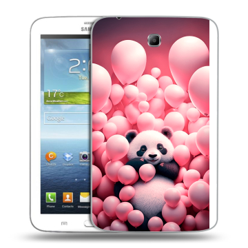 Силиконовый чехол на Samsung Galaxy Tab 3 7.0 с принтом Панда Силиконовый чехол на Samsung Galaxy Tab 3 7.0 с принтом Панда