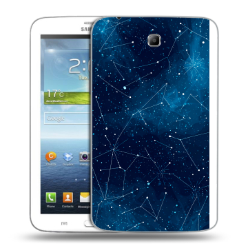 Силиконовый чехол на Samsung Galaxy Tab 3 7.0 с принтом Космос звезды