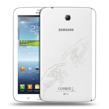 Силиконовый чехол на Samsung Galaxy Tab 3 7.0 с принтом Сотворение мира