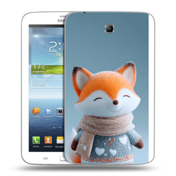 Силиконовый чехол на Samsung Galaxy Tab 3 7.0 с принтом Лиса