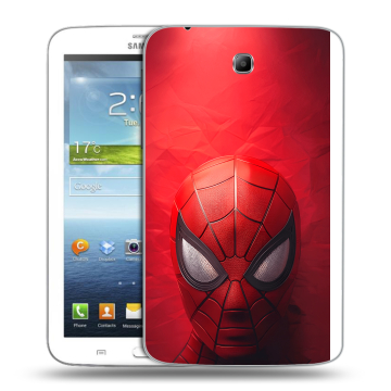 Силиконовый чехол на Samsung Galaxy Tab 3 7.0 с принтом Spiderman Человек паук