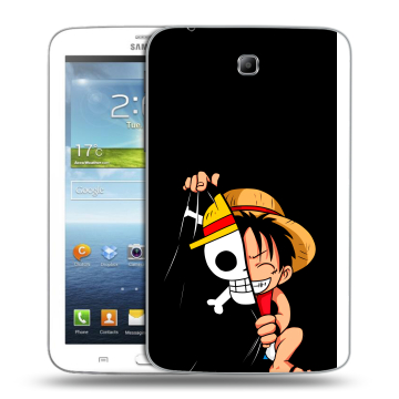 Силиконовый чехол на Samsung Galaxy Tab 3 7.0 с принтом One Piece Ван Пис