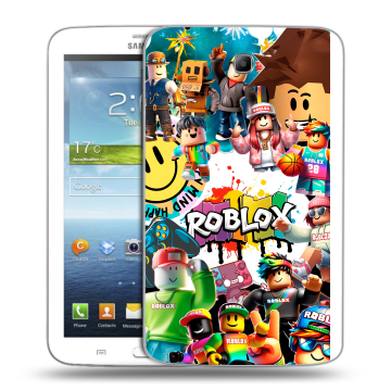 Силиконовый чехол на Samsung Galaxy Tab 3 7.0 с принтом Roblox Роблокс Силиконовый чехол на Samsung Galaxy Tab 3 7.0 с принтом Roblox Роблокс