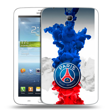 Силиконовый чехол на Samsung Galaxy Tab 3 7.0 с принтом PSG ПСЖ