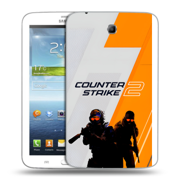 Силиконовый чехол на Samsung Galaxy Tab 3 7.0 с принтом Counter Strike Силиконовый чехол на Samsung Galaxy Tab 3 7.0 с принтом Counter Strike