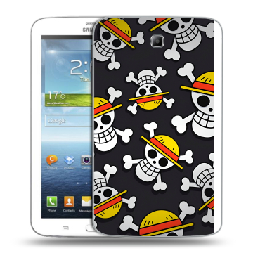 Силиконовый чехол на Samsung Galaxy Tab 3 7.0 с принтом One Piece Ван Пис