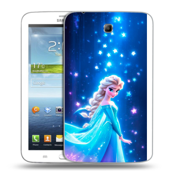 Силиконовый чехол на Samsung Galaxy Tab 3 7.0 с принтом Холодное сердце Frozen