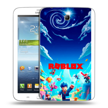 Силиконовый чехол на Samsung Galaxy Tab 3 7.0 с принтом Roblox Роблокс Силиконовый чехол на Samsung Galaxy Tab 3 7.0 с принтом Roblox Роблокс