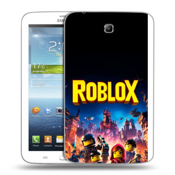 Силиконовый чехол на Samsung Galaxy Tab 3 7.0 с принтом Roblox Роблокс Силиконовый чехол на Samsung Galaxy Tab 3 7.0 с принтом Roblox Роблокс