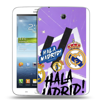 Силиконовый чехол на Samsung Galaxy Tab 3 7.0 с принтом Real Madrid Реал Мадрид