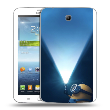 Силиконовый чехол на Samsung Galaxy Tab 3 7.0 с принтом Миньоны