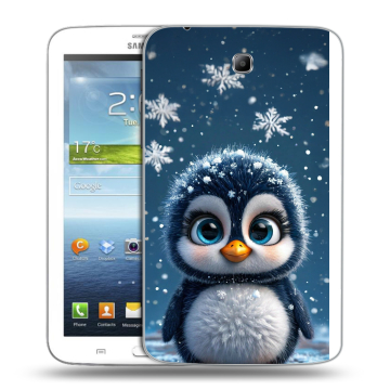 Силиконовый чехол на Samsung Galaxy Tab 3 7.0 с принтом Новый год Силиконовый чехол на Samsung Galaxy Tab 3 7.0 с принтом Новый год