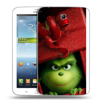 Силиконовый чехол на Samsung Galaxy Tab 3 7.0 с принтом Новый год
