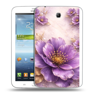 Силиконовый чехол на Samsung Galaxy Tab 3 7.0 с принтом женский Силиконовый чехол на Samsung Galaxy Tab 3 7.0 с принтом женский