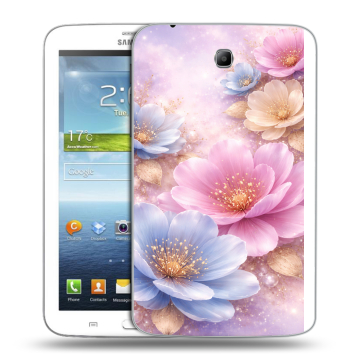 Силиконовый чехол на Samsung Galaxy Tab 3 7.0 с принтом женский Силиконовый чехол на Samsung Galaxy Tab 3 7.0 с принтом женский