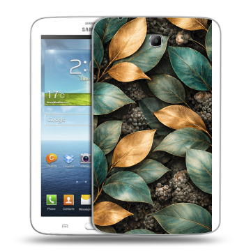Силиконовый чехол на Samsung Galaxy Tab 3 7.0 с принтом женский
