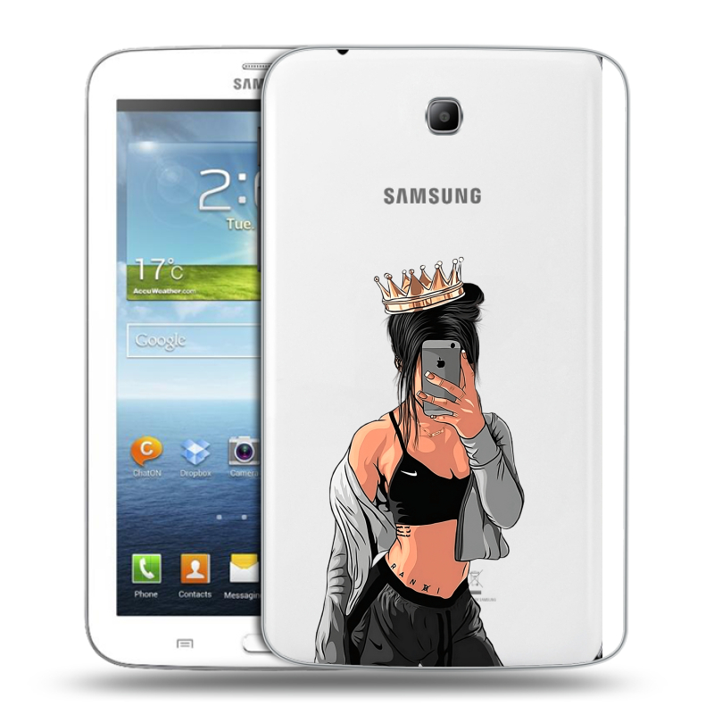 Силиконовый чехол на Samsung Galaxy Tab 3 7.0 с принтом Женские принты Силиконовый чехол на Samsung Galaxy Tab 3 7.0 с принтом Женские принты