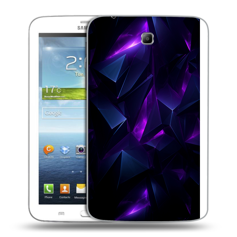 Силиконовый чехол на Samsung Galaxy Tab 3 7.0 с принтом Абстракиция Силиконовый чехол на Samsung Galaxy Tab 3 7.0 с принтом Абстракиция