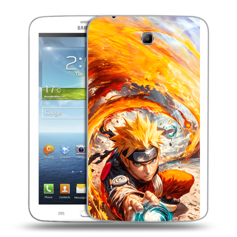 Силиконовый чехол на Samsung Galaxy Tab 3 7.0 с принтом Аниме Наруто Naruto Силиконовый чехол на Samsung Galaxy Tab 3 7.0 с принтом Аниме Наруто Naruto
