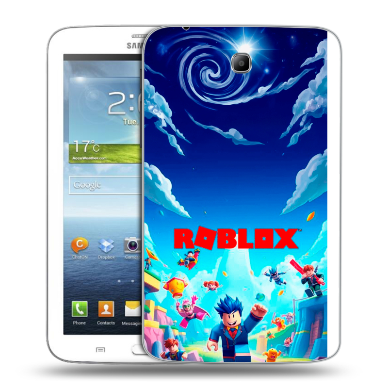 Силиконовый чехол на Samsung Galaxy Tab 3 7.0 с принтом Roblox Роблокс Силиконовый чехол на Samsung Galaxy Tab 3 7.0 с принтом Roblox Роблокс