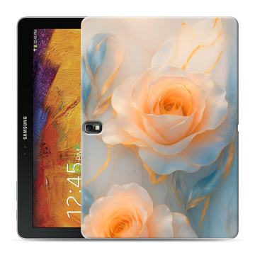 Силиконовый чехол на планшета Samsung Galaxy Note 10.1 2014 edition с принтом Женский
