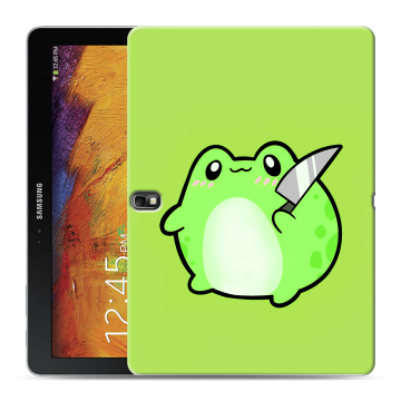 Силиконовый чехол на Samsung Galaxy Note 10.1 2014 editon с принтом Лягушенок Силиконовый чехол на Samsung Galaxy Note 10.1 2014 editon с принтом Лягушенок