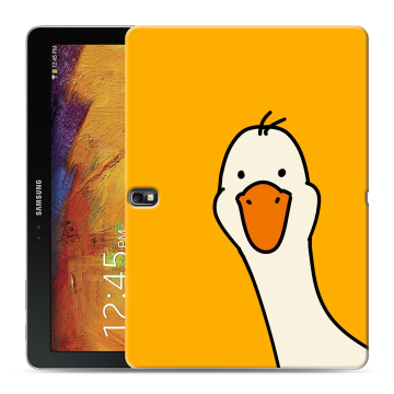 Силиконовый чехол на Samsung Galaxy Note 10.1 2014 editon с принтом Утка Силиконовый чехол на Samsung Galaxy Note 10.1 2014 editon с принтом Утка