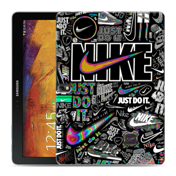 Силиконовый чехол на Samsung Galaxy Note 10.1 2014 editon с принтом Найк Силиконовый чехол на Samsung Galaxy Note 10.1 2014 editon с принтом Найк