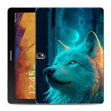 Силиконовый чехол на Samsung Galaxy Note 10.1 2014 editon с принтом бабочки саккура Силиконовый чехол на Samsung Galaxy Note 10.1 2014 editon с принтом бабочки саккура