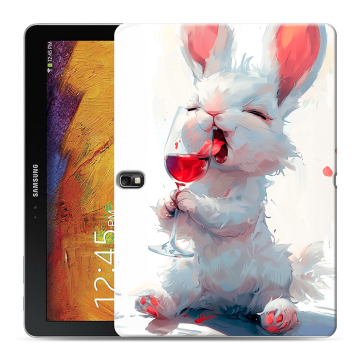 Силиконовый чехол на Samsung Galaxy Note 10.1 2014 editon с принтом кролик зайчик Силиконовый чехол на Samsung Galaxy Note 10.1 2014 editon с принтом кролик зайчик