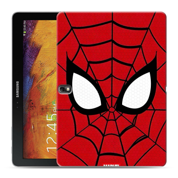 Силиконовый чехол на Samsung Galaxy Note 10.1 2014 editon с принтом человек паук spiderman Силиконовый чехол на Samsung Galaxy Note 10.1 2014 editon с принтом человек паук spiderman