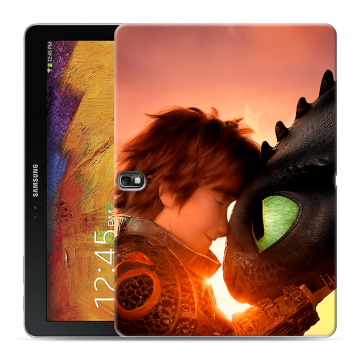 Силиконовый чехол на Samsung Galaxy Note 10.1 2014 editon с принтом Как приручить дракона Силиконовый чехол на Samsung Galaxy Note 10.1 2014 editon с принтом Как приручить дракона