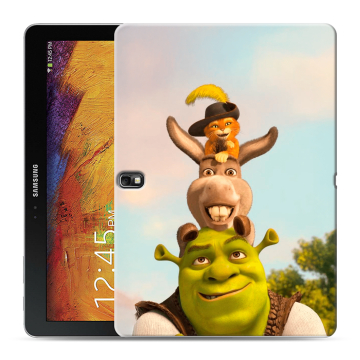 Силиконовый чехол на Samsung Galaxy Note 10.1 2014 editon с принтом Шрек Shrek