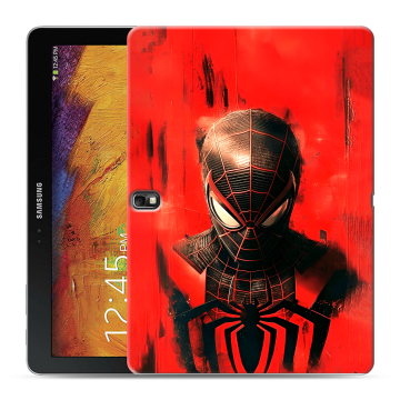 Силиконовый чехол на Samsung Galaxy Note 10.1 2014 editon с принтом человек паук spiderman Силиконовый чехол на Samsung Galaxy Note 10.1 2014 editon с принтом человек паук spiderman