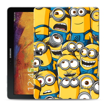 Силиконовый чехол на Samsung Galaxy Note 10.1 2014 editon с принтом Миньоны Силиконовый чехол на Samsung Galaxy Note 10.1 2014 editon с принтом Миньоны