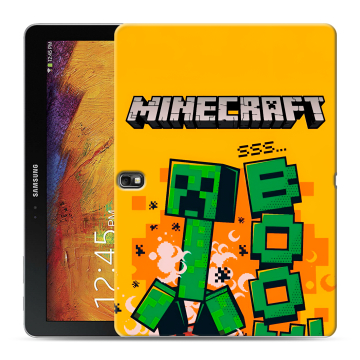 Силиконовый чехол на Samsung Galaxy Note 10.1 2014 editon с принтом Майнкрафт Minecraft Силиконовый чехол на Samsung Galaxy Note 10.1 2014 editon с принтом Майнкрафт Minecraft